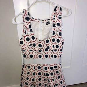 D&G red white and blue dress